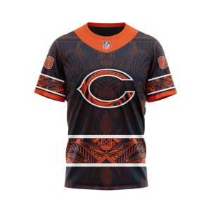 Personalized NFL Chicago Bears Specialized Native With Samoa Culture Unisex Tshirt TS3159