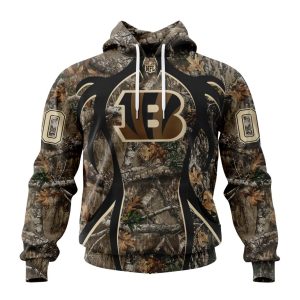 Personalized NFL Cincinnati Bengals Special Hunting Camo Unisex Hoodie TH1317
