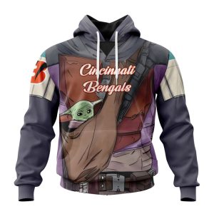 Personalized NFL Cincinnati Bengals Specialized Mandalorian And Baby Yoda Unisex Hoodie TH1324