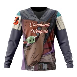 Personalized NFL Cincinnati Bengals Specialized Mandalorian And Baby Yoda Unisex Sweatshirt SWS461