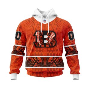 Personalized NFL Cincinnati Bengals Specialized Native With Samoa Culture Unisex Hoodie TH1325