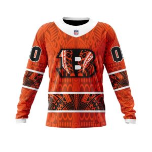 Personalized NFL Cincinnati Bengals Specialized Native With Samoa Culture Unisex Sweatshirt SWS462