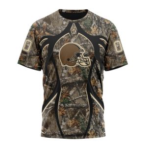 Personalized NFL Cleveland Browns Special Hunting Camo Unisex Tshirt TS3191