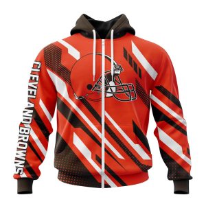 Personalized NFL Cleveland Browns Special MotoCross Concept Unisex Zip Hoodie TZH0646