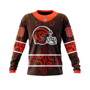 Personalized NFL Cleveland Browns Specialized Native With Samoa Culture Unisex Sweatshirt SWS482