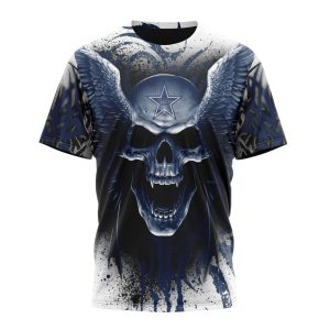 Personalized NFL Dallas Cowboys Special Kits With Skull Art Unisex Tshirt TS3211