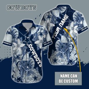 Personalized NFL Dallas Cowboys Special Tropical Fruit Hawaiian Button Shirt HWS0714