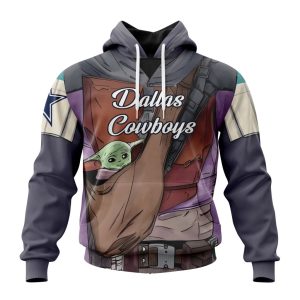 Personalized NFL Dallas Cowboys Specialized Mandalorian And Baby Yoda Unisex Hoodie TH1362