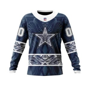Personalized NFL Dallas Cowboys Specialized Native With Samoa Culture Unisex Sweatshirt SWS500