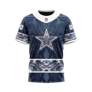 Personalized NFL Dallas Cowboys Specialized Native With Samoa Culture Unisex Tshirt TS3217