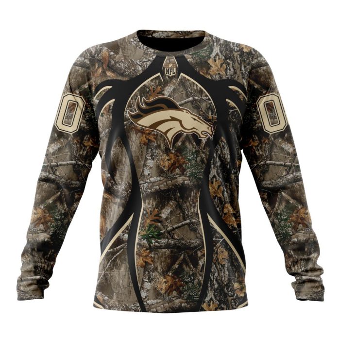 Personalized NFL Denver Broncos Special Hunting Camo Unisex Sweatshirt SWS514