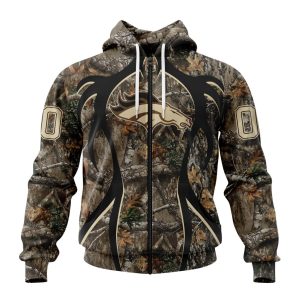 Personalized NFL Denver Broncos Special Hunting Camo Unisex Zip Hoodie TZH0683