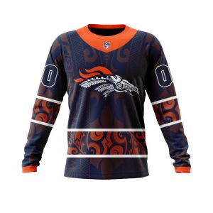 Personalized NFL Denver Broncos Specialized Native With Samoa Culture Unisex Sweatshirt SWS522