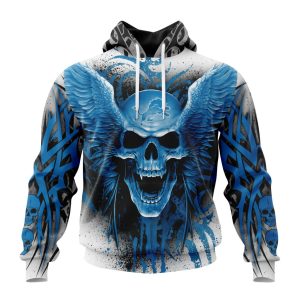 Personalized NFL Detroit Lions Special Kits With Skull Art Unisex Hoodie TH1397