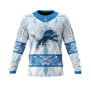 Personalized NFL Detroit Lions Specialized Native With Samoa Culture Unisex Sweatshirt SWS541