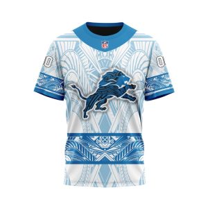 Personalized NFL Detroit Lions Specialized Native With Samoa Culture Unisex Tshirt TS3258