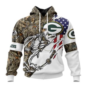 Personalized NFL Green Bay Packers Fishing With Flag Of The United States Unisex Hoodie TH1409