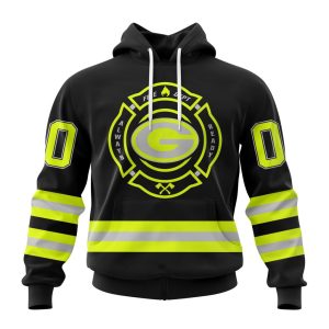 Personalized NFL Green Bay Packers Special FireFighter Uniform Design Unisex Hoodie TH1415