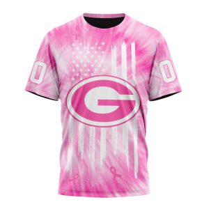 Personalized NFL Green Bay Packers Special Pink Tie-Dye Unisex Tshirt TS3274
