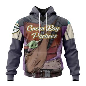 Personalized NFL Green Bay Packers Specialized Mandalorian And Baby Yoda Unisex Hoodie TH1423