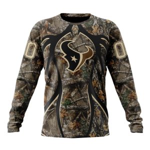 Personalized NFL Houston Texans Special Hunting Camo Unisex Sweatshirt SWS573