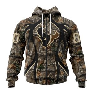 Personalized NFL Houston Texans Special Hunting Camo Unisex Zip Hoodie TZH0742