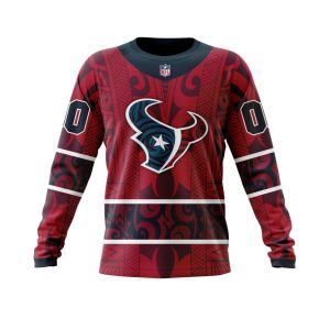 Personalized NFL Houston Texans Specialized Native With Samoa Culture Unisex Sweatshirt SWS581