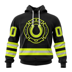 Personalized NFL Indianapolis Colts Special FireFighter Uniform Design Unisex Hoodie TH1455