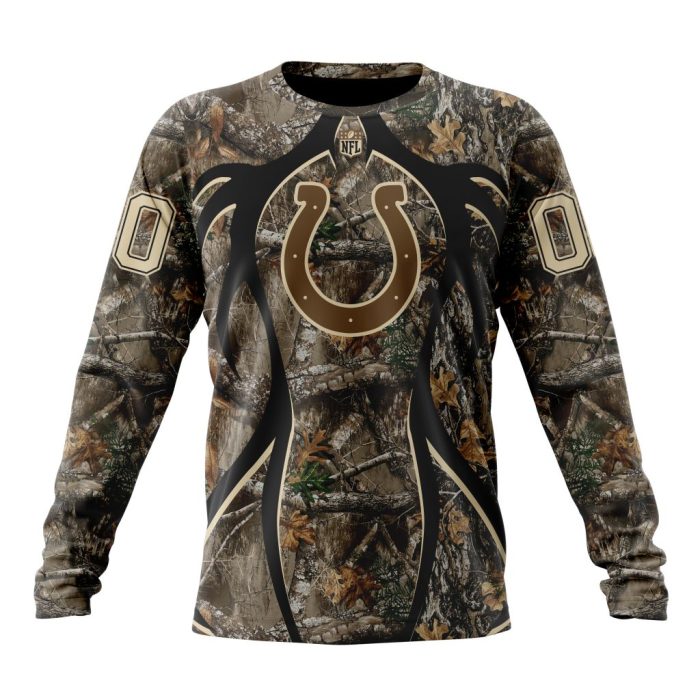 Personalized NFL Indianapolis Colts Special Hunting Camo Unisex Sweatshirt SWS593