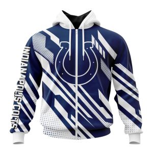 Personalized NFL Indianapolis Colts Special MotoCross Concept Unisex Zip Hoodie TZH0765
