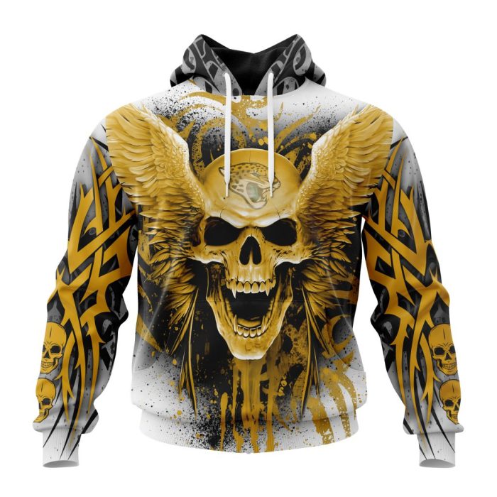 Personalized NFL Jacksonville Jaguars Special Kits With Skull Art Unisex Hoodie TH1477