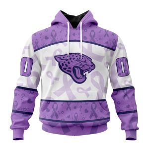 Personalized NFL Jacksonville Jaguars Special Lavender Fights Cancer Unisex Hoodie TH1478