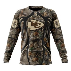 Personalized NFL Kansas City Chiefs Special Hunting Camo Unisex Sweatshirt SWS632