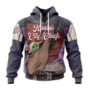 Personalized NFL Kansas City Chiefs Specialized Mandalorian And Baby Yoda Unisex Hoodie TH1502