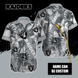 Personalized NFL Las Vegas Raiders Special Tropical Fruit Hawaiian Button Shirt HWS0732