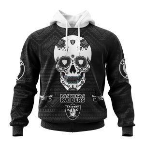 Personalized NFL Las Vegas Raiders Specialized Kits For Dia De Muertos Unisex Hoodie TH1521
