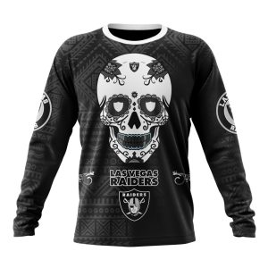 Personalized NFL Las Vegas Raiders Specialized Kits For Dia De Muertos Unisex Sweatshirt SWS658