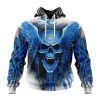 Personalized NFL Los Angeles Chargers Special Kits With Skull Art Unisex Hoodie TH1536