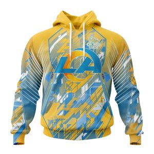 Personalized NFL Los Angeles Rams Fearless Against Childhood Cancers Unisex Hoodie TH1547