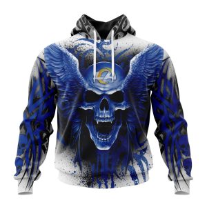 Personalized NFL Los Angeles Rams Special Kits With Skull Art Unisex Hoodie TH1556