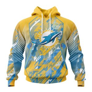 Personalized NFL Miami Dolphins Fearless Against Childhood Cancers Unisex Hoodie TH1567