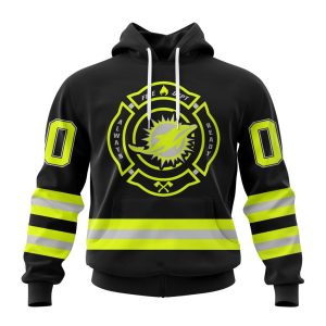 Personalized NFL Miami Dolphins Special FireFighter Uniform Design Unisex Hoodie TH1574