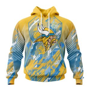 Personalized NFL Minnesota Vikings Fearless Against Childhood Cancers Unisex Hoodie TH1587