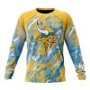 Personalized NFL Minnesota Vikings Fearless Against Childhood Cancers Unisex Sweatshirt SWS724