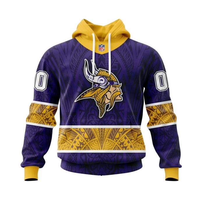 Personalized NFL Minnesota Vikings Specialized Native With Samoa Culture Unisex Hoodie TH1603