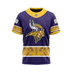 Personalized NFL Minnesota Vikings Specialized Native With Samoa Culture Unisex Tshirt TS3457