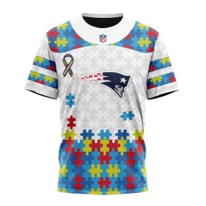Personalized NFL New England Patriots Autism Awareness Unisex Tshirt TS3460