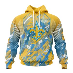 Personalized NFL New Orleans Saints Fearless Against Childhood Cancers Unisex Hoodie TH1628