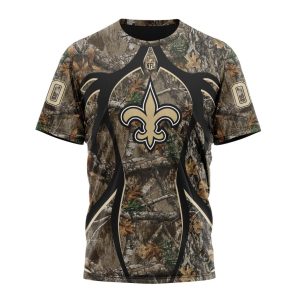 Personalized NFL New Orleans Saints Special Hunting Camo Unisex Tshirt TS3490