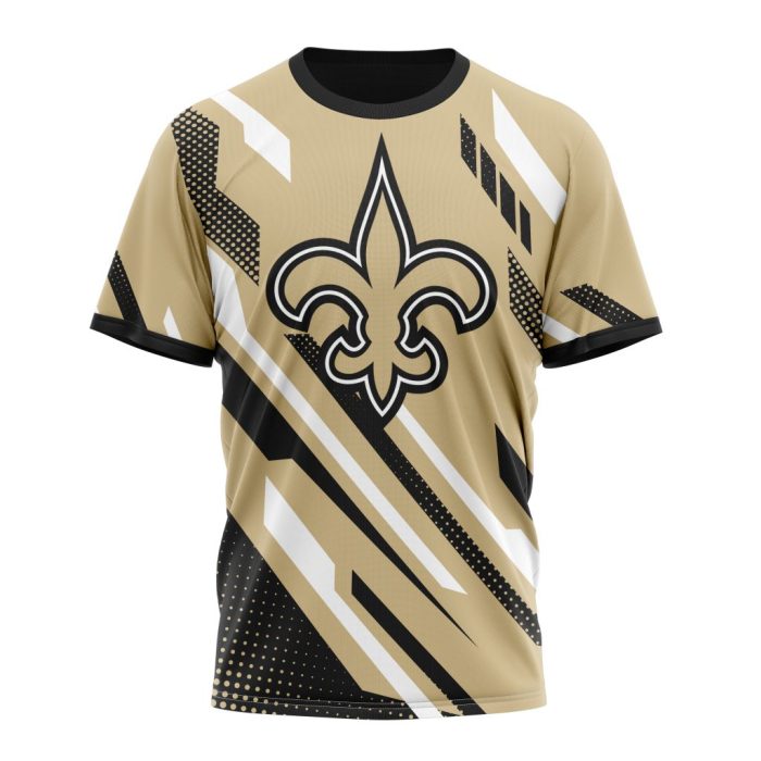 Personalized NFL New Orleans Saints Special MotoCross Concept Unisex Tshirt TS3493